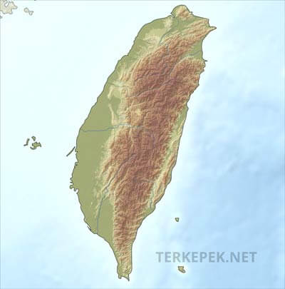 Tajvan felszíne